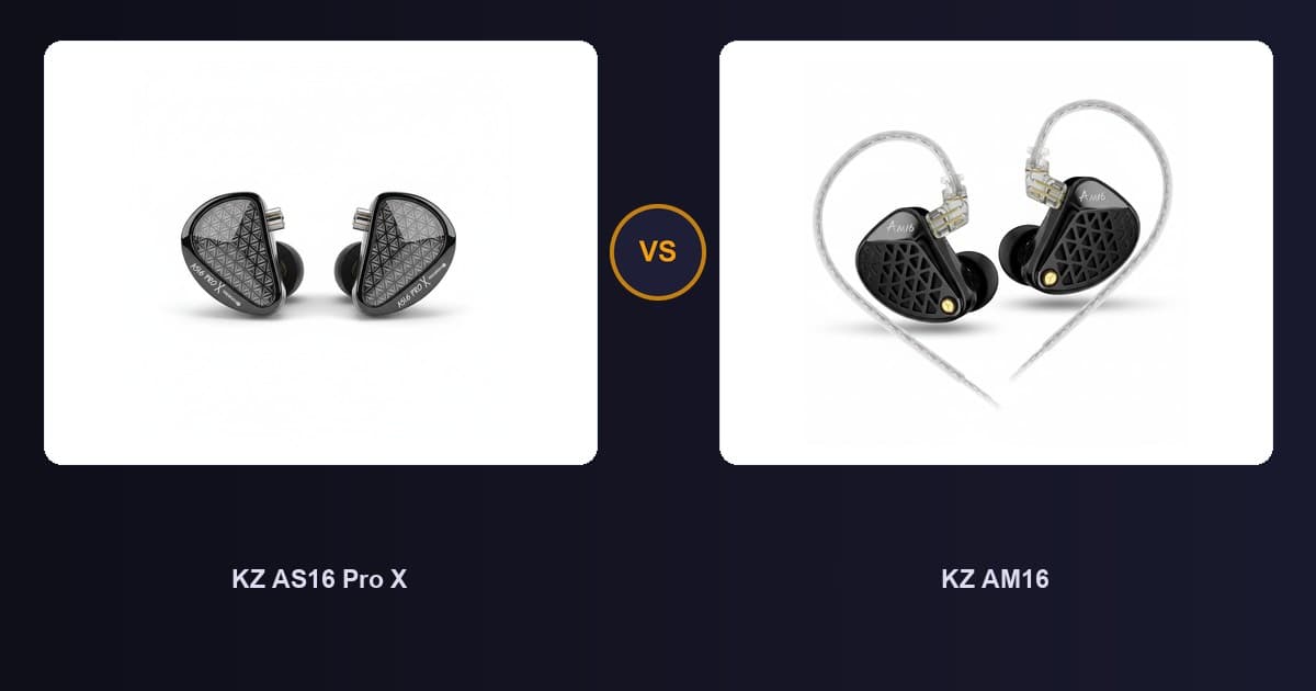 KZ AS16 Pro X x KZ AM16