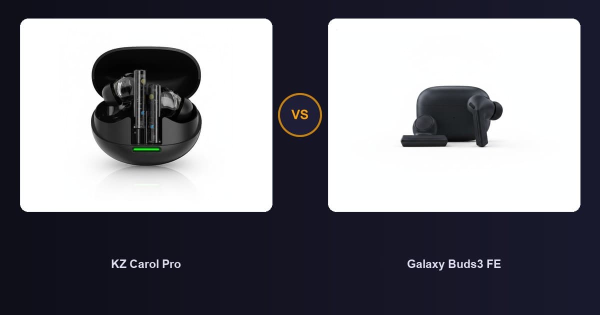 KZ Carol Pro x Galaxy Buds3 FE