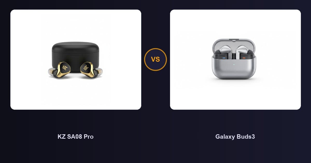 KZ SA08 Pro x Galaxy Buds3