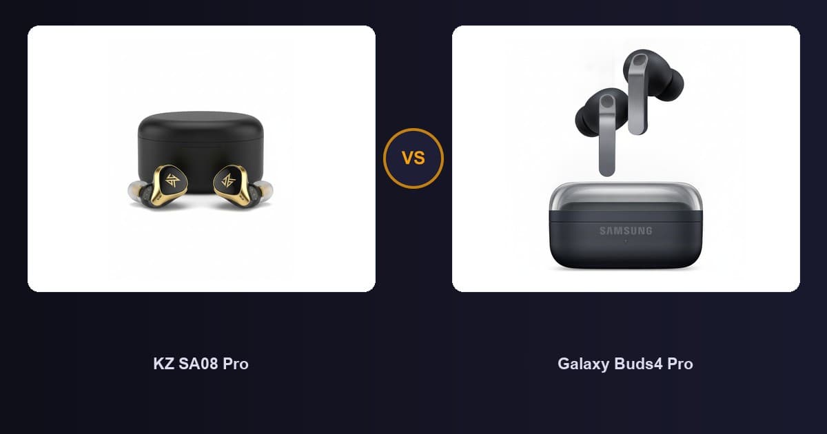 KZ SA08 Pro x Galaxy Buds4 Pro