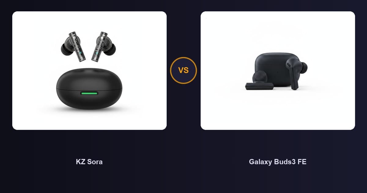 KZ Sora x Galaxy Buds3 FE
