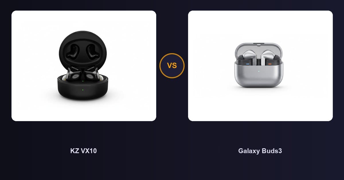 KZ VX10 x Galaxy Buds3