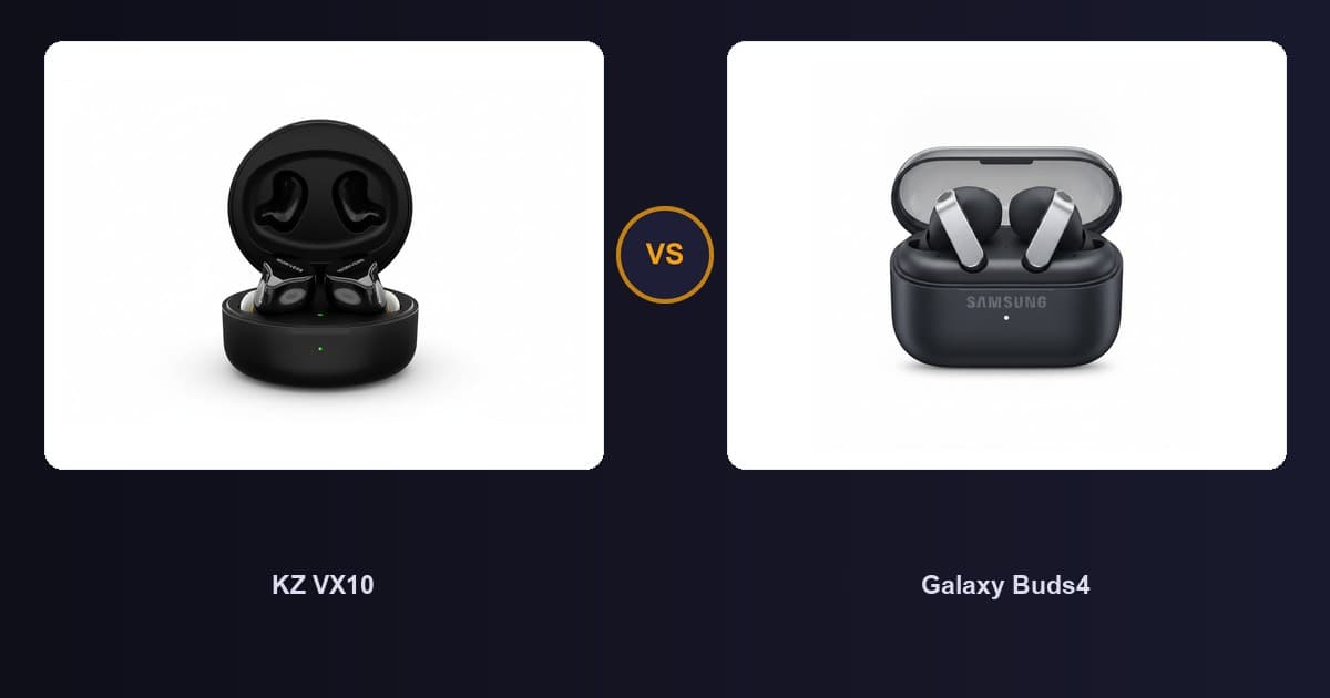 KZ VX10 x Galaxy Buds4