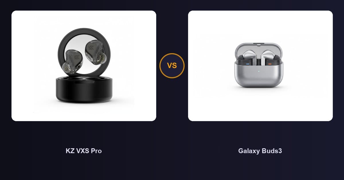 KZ VXS Pro x Galaxy Buds3