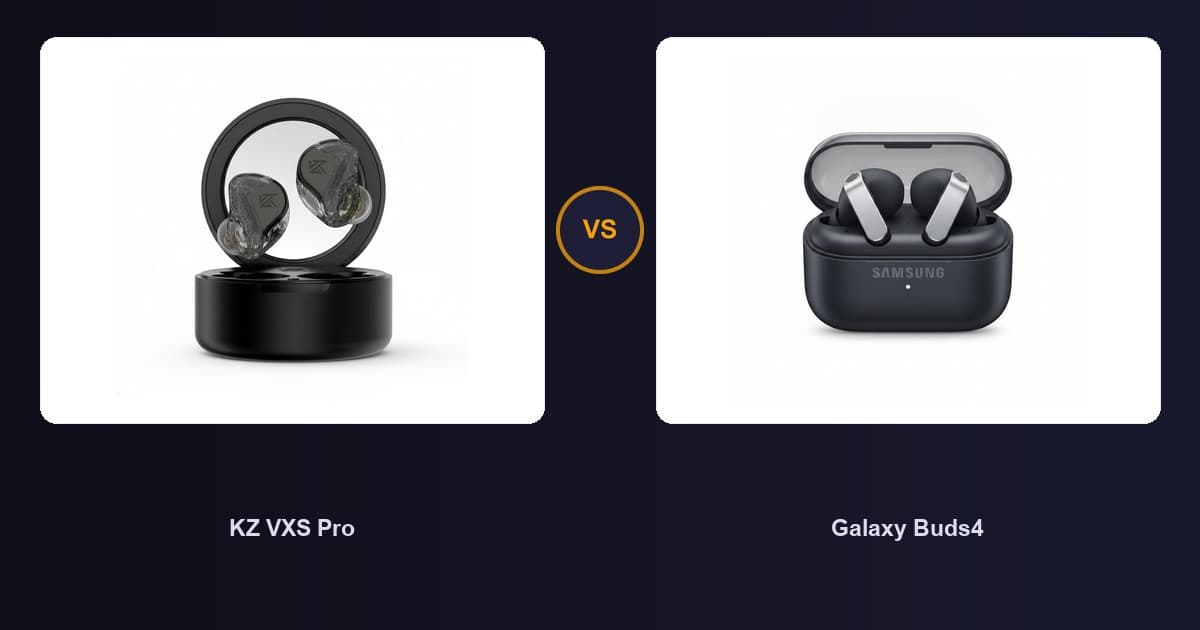 KZ VXS Pro x Galaxy Buds4