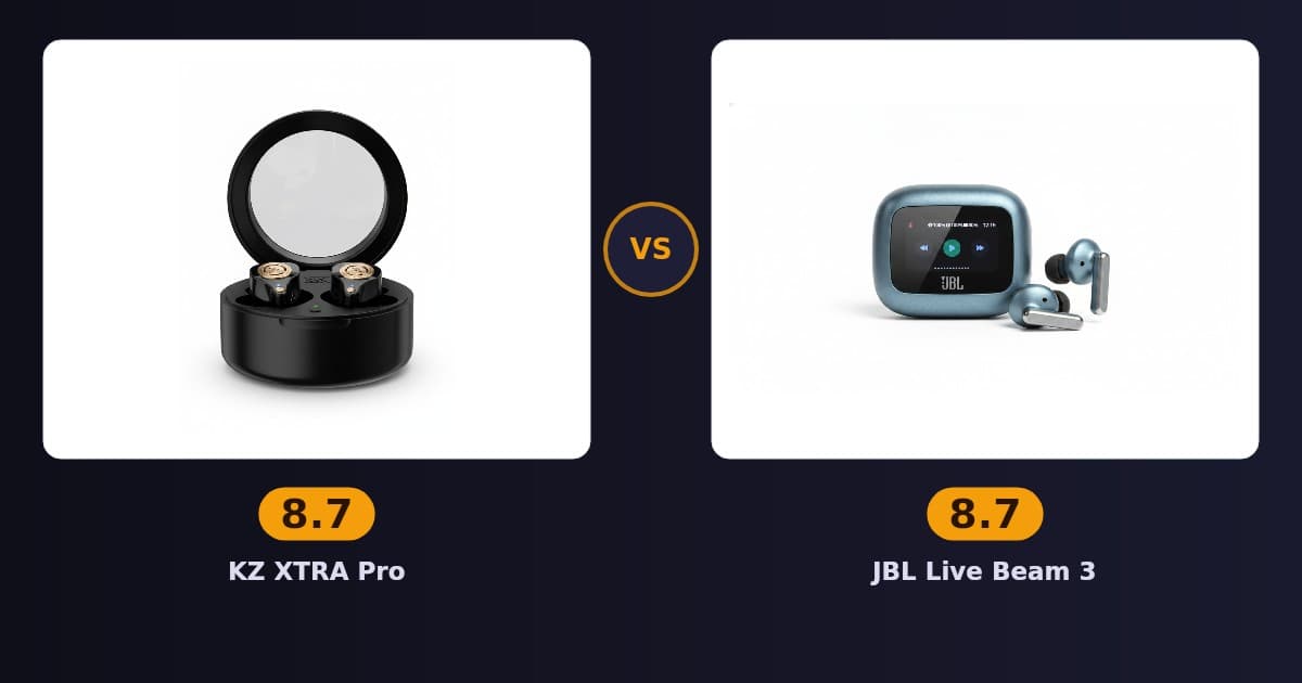 KZ XTRA Pro x JBL Live Beam 3