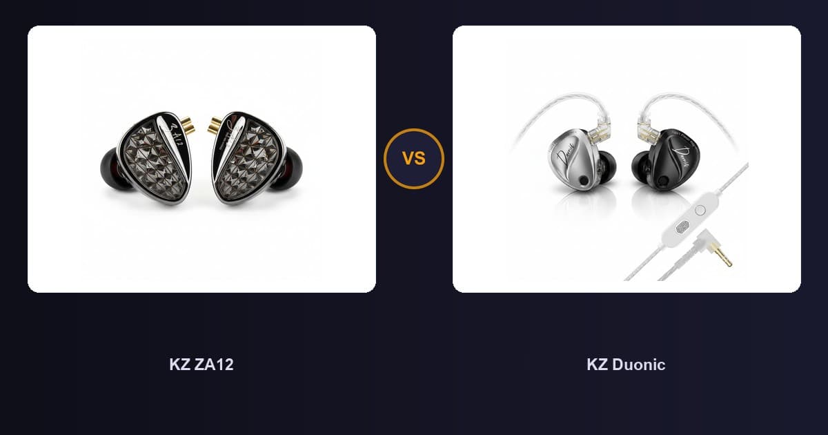KZ ZA12 x KZ Duonic