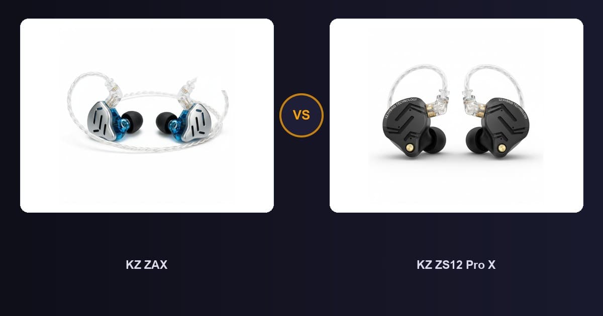 KZ ZAX x KZ ZS12 Pro X