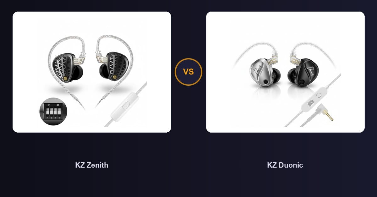 KZ Zenith x KZ Duonic