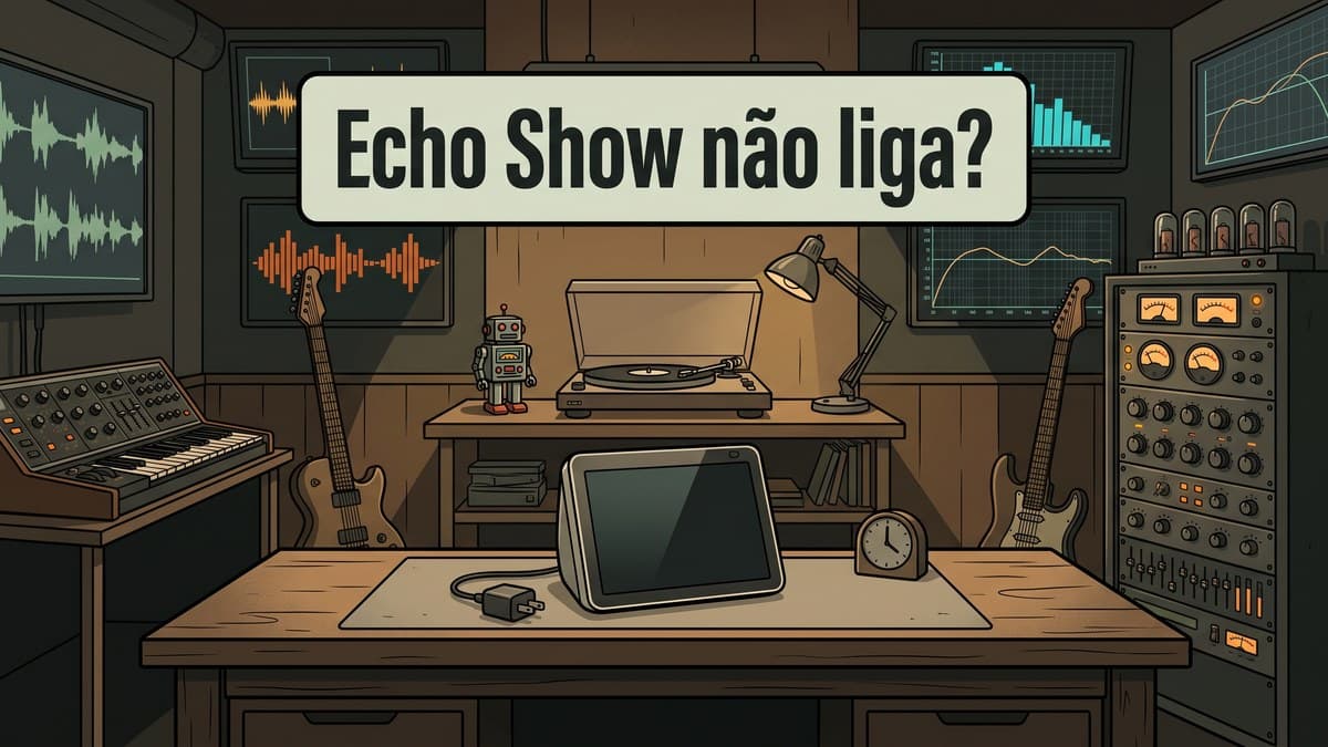 Echo Show Não Liga ou Trava? Como Resolver Passo a Passo