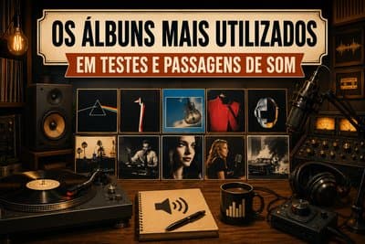 Os álbuns mais utilizados em Testes e Passagens de Som