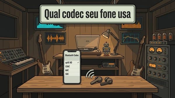 SBC, AAC, aptX e LDAC: qual codec seu fone realmente usa e como descobrir no celular