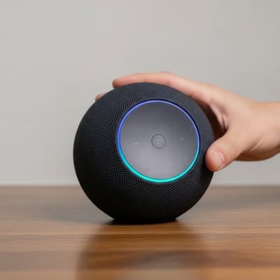 Amazon Echo Studio: in_hand