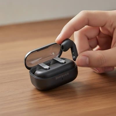 Galaxy Buds4: in_hand