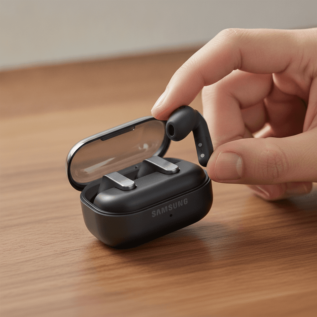 Galaxy Buds4: in_hand