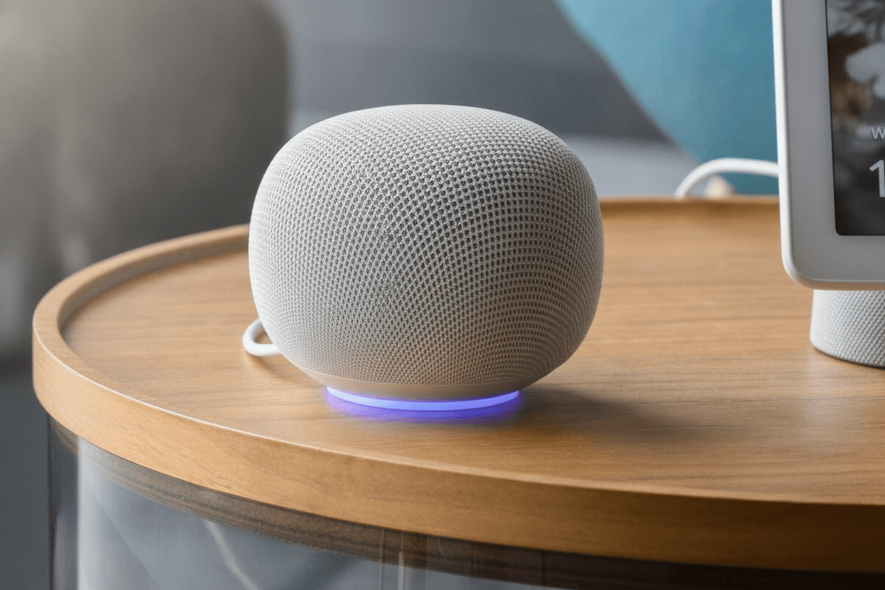 Google Home Speaker - Vista Lateral