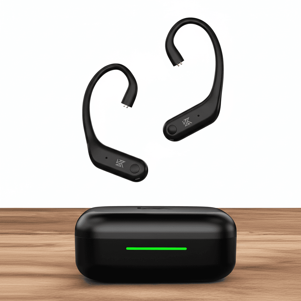 KZ AE01 Pro Ear hooks - Vista Lateral