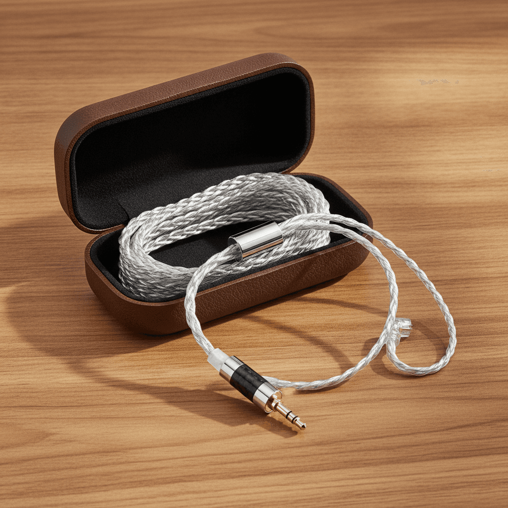 Silver Plated Upgrade Cable KZ-89-7 / 1064 / 784 / 8 Core (Sem Mic): in_bag