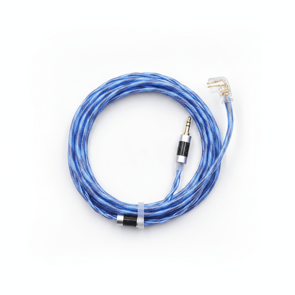 Silver Plated Upgrade Cable KZ 90-10 OCC (Sem Mic): front