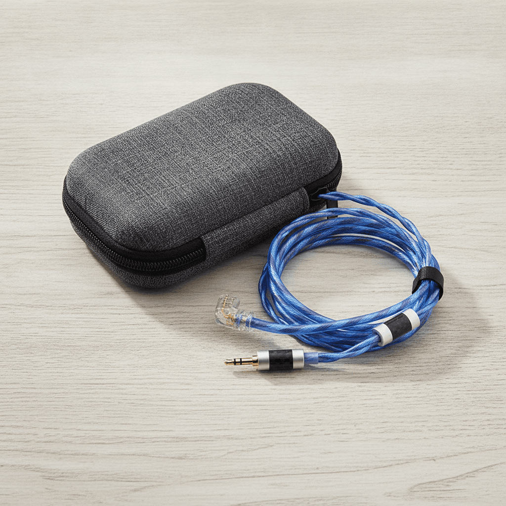 Silver Plated Upgrade Cable KZ 90-10 OCC (Sem Mic): in_bag