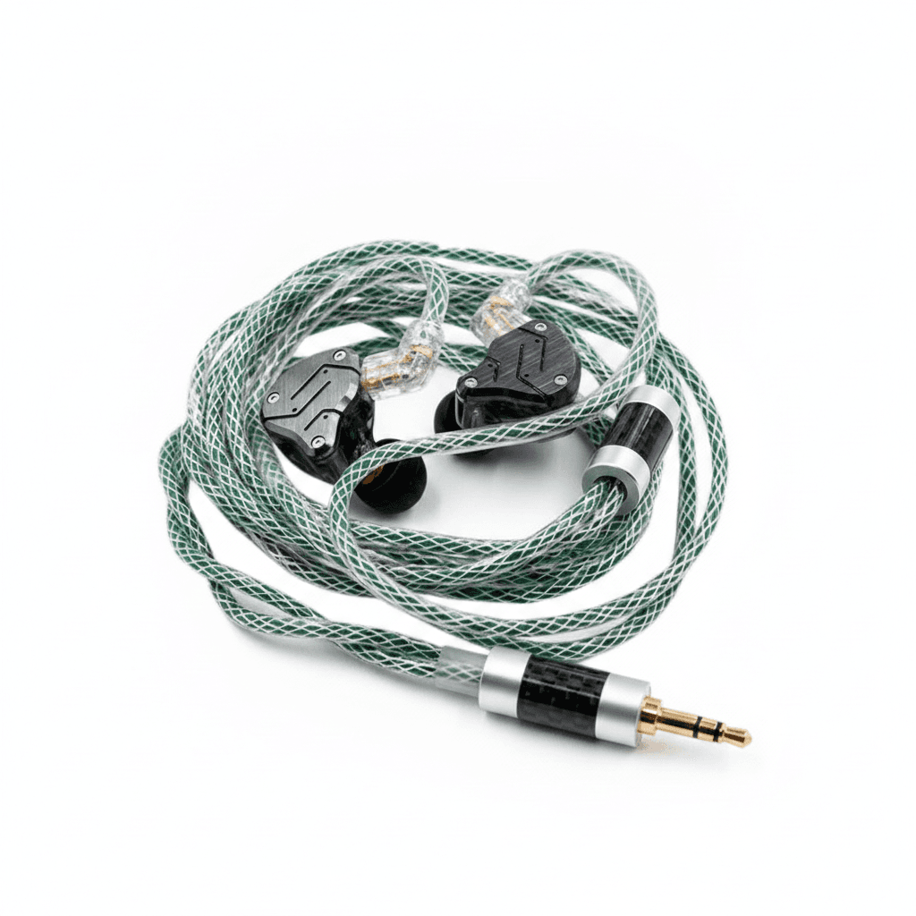 Silver Plated Upgrade Cable KZ 90-11 OFC (Sem Mic): front