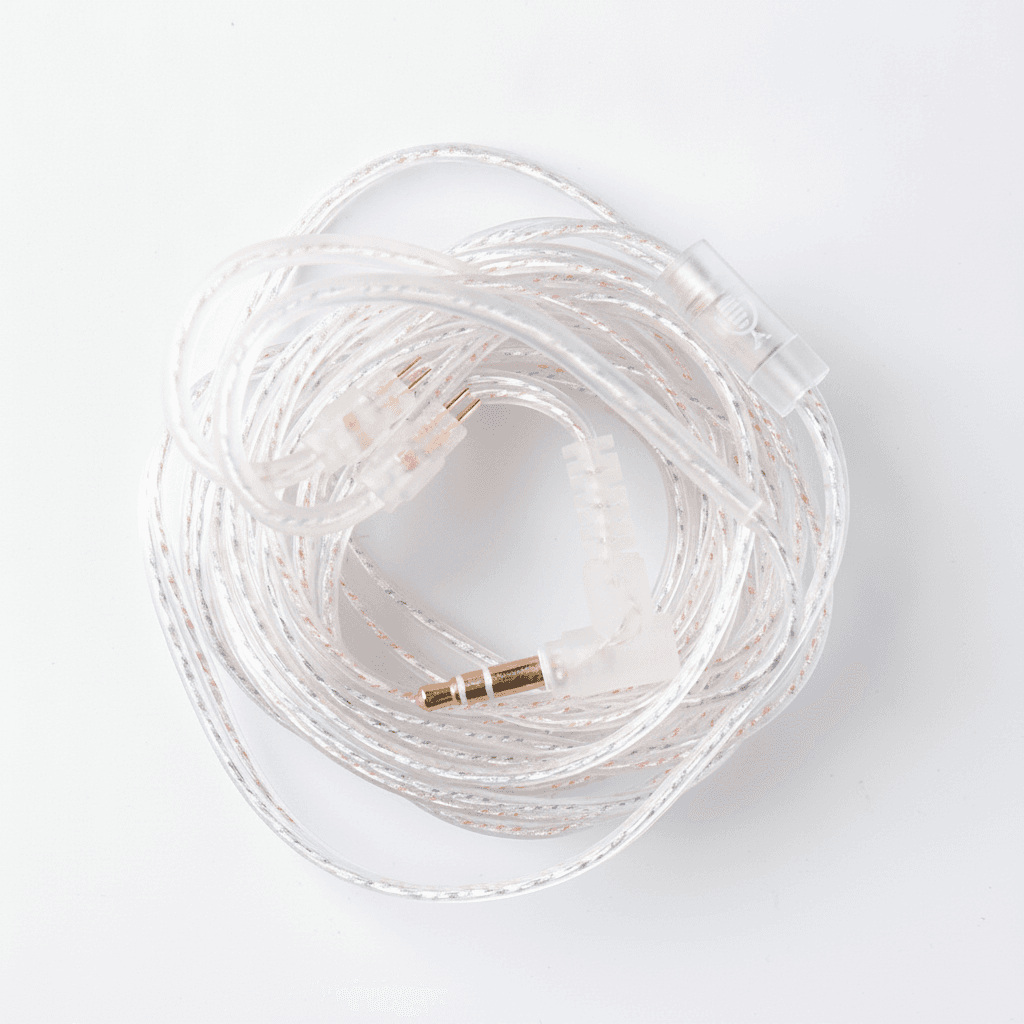 Silver Plated Upgrade Cable (Sem Mic): front