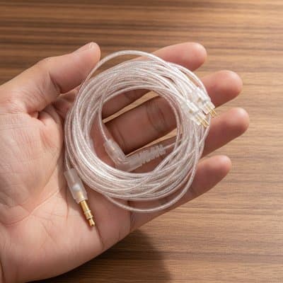 Silver Plated Upgrade Cable (Sem Mic): in_hand