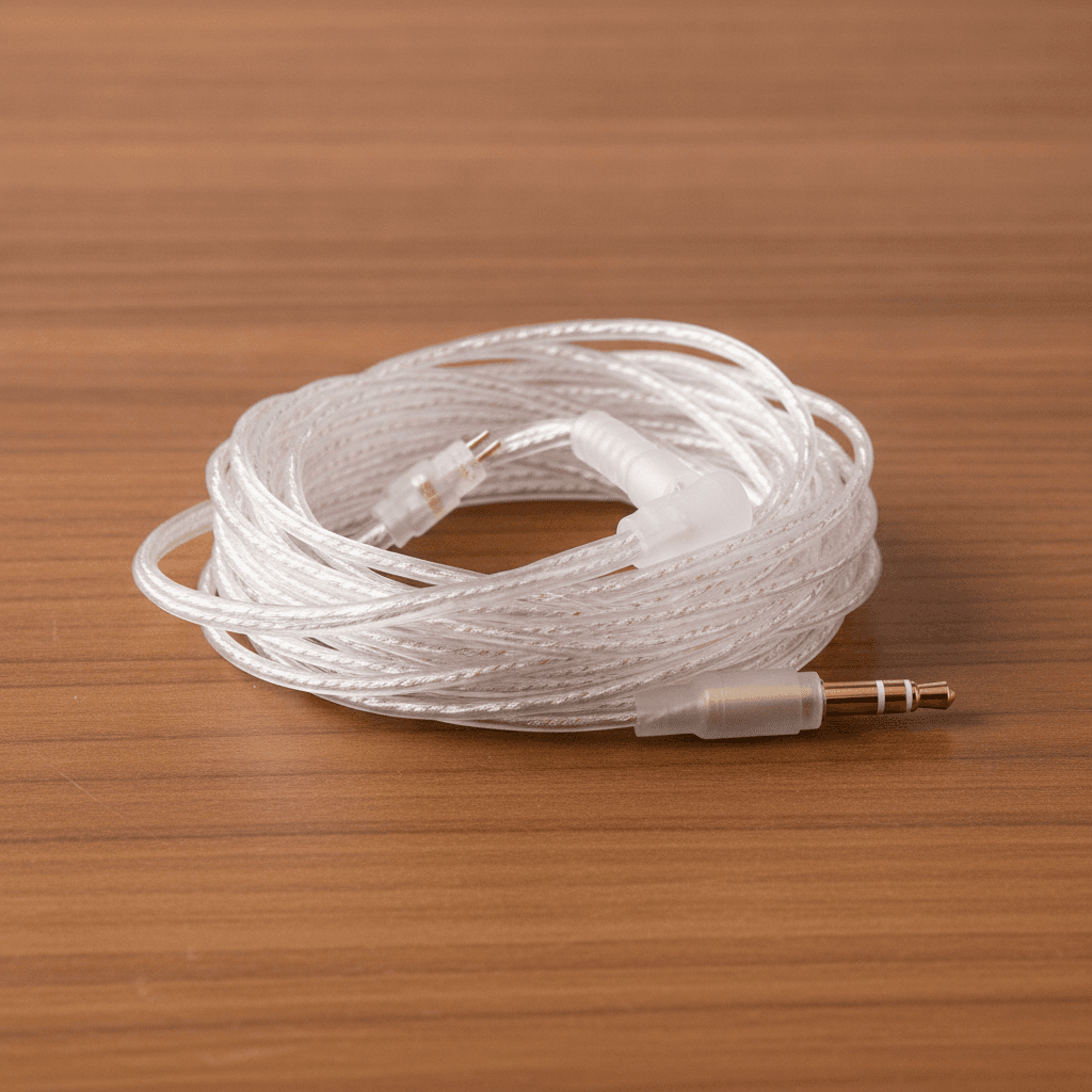 Silver Plated Upgrade Cable (Sem Mic): side
