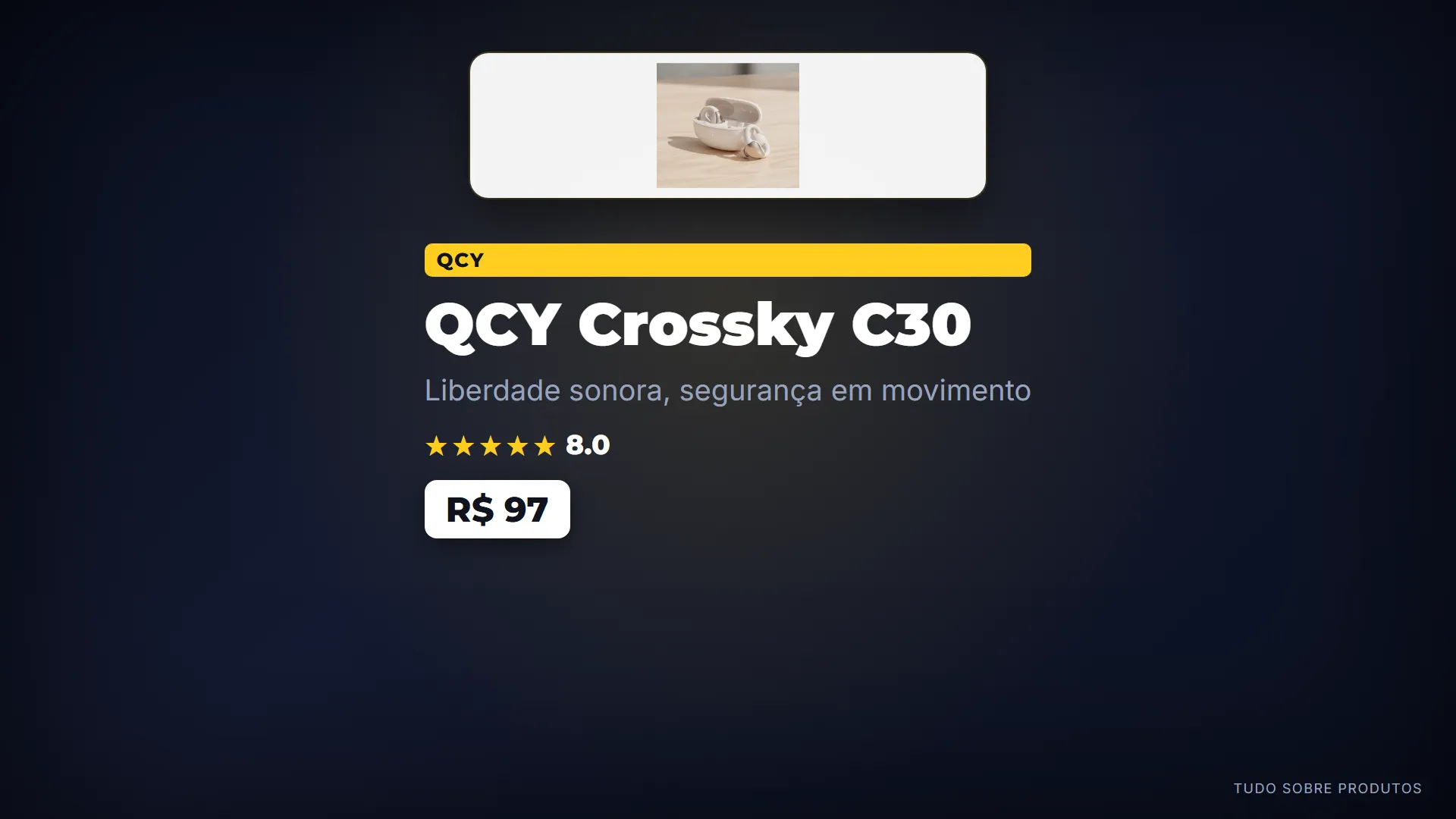 QCY Crossky C30