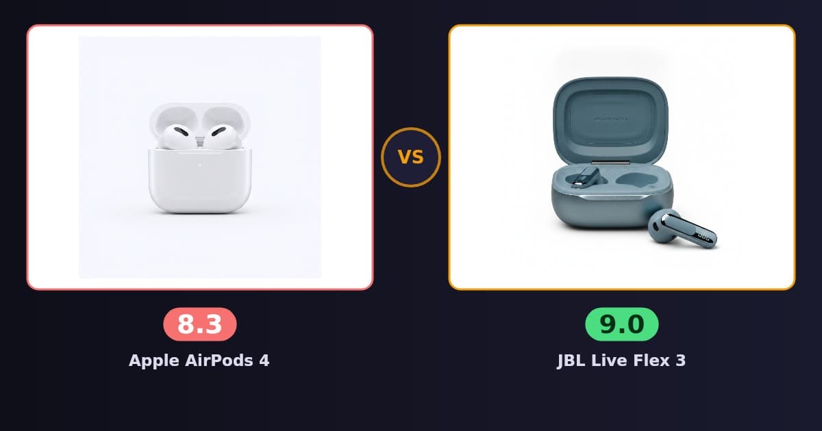 Apple AirPods 4 x JBL Live Flex 3