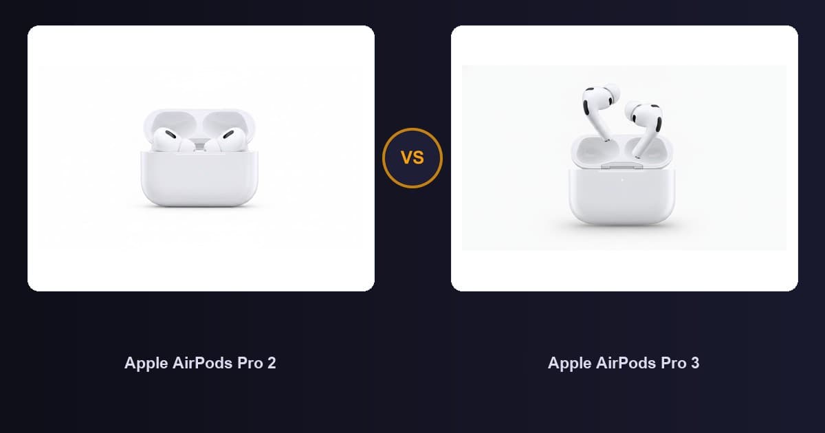 Apple AirPods Pro 2 x Apple AirPods Pro 3