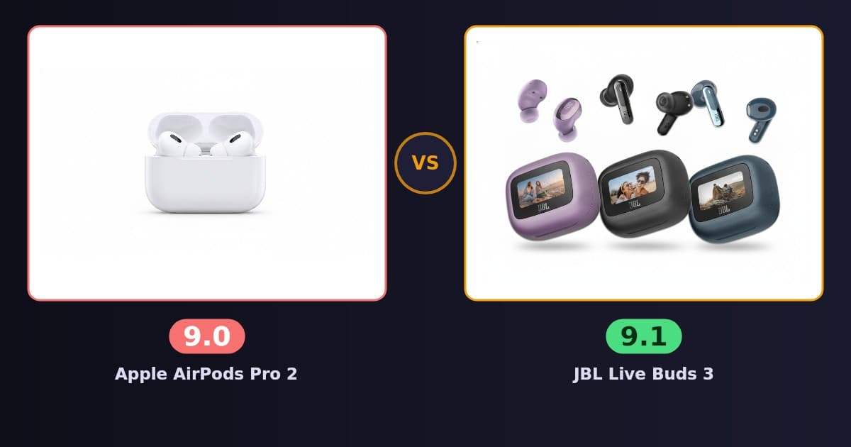 Apple AirPods Pro 2 x JBL Live Buds 3