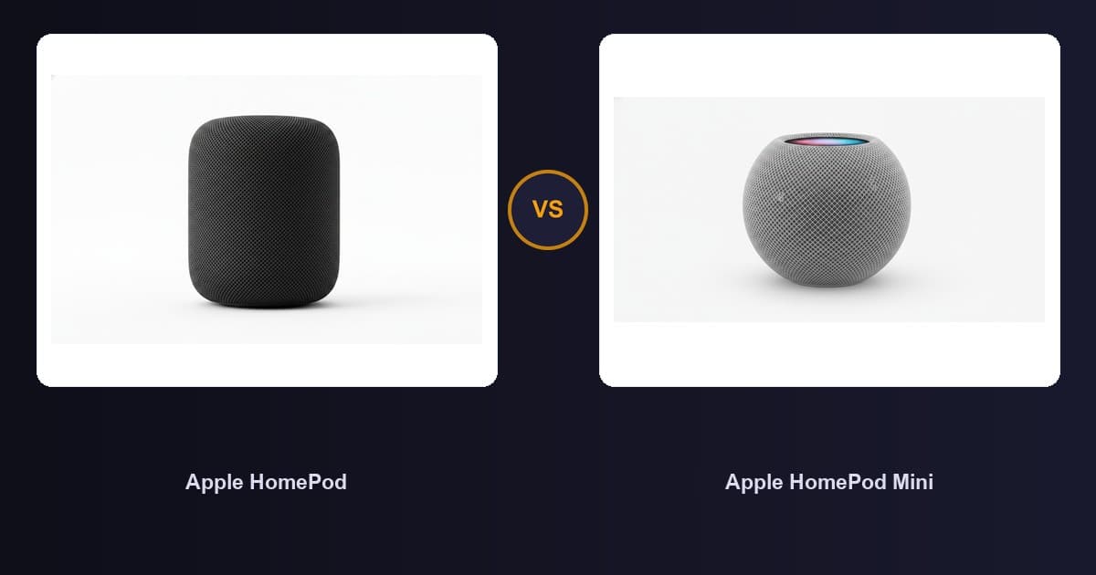 Apple HomePod x Apple HomePod Mini