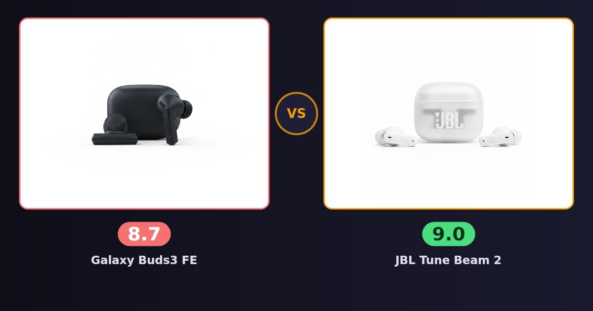 Galaxy Buds3 FE x JBL Tune Beam 2