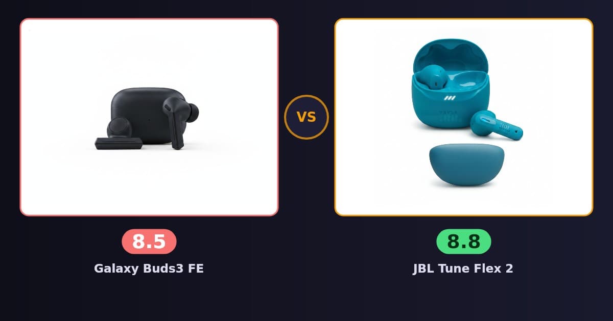 Galaxy Buds3 FE x JBL Tune Flex 2