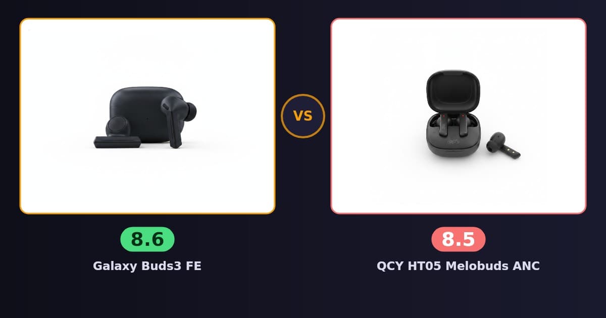 Galaxy Buds3 FE x QCY HT05 Melobuds ANC