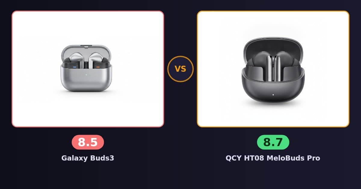 Galaxy Buds3 x QCY HT08 MeloBuds Pro
