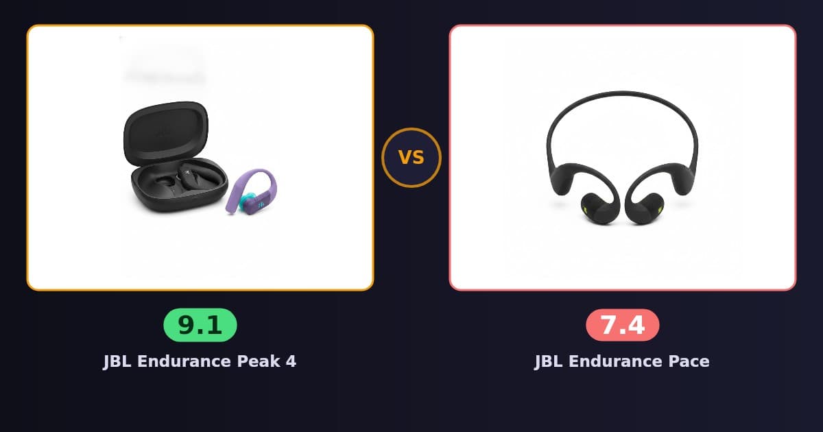JBL Endurance Peak 4 x JBL Endurance Pace