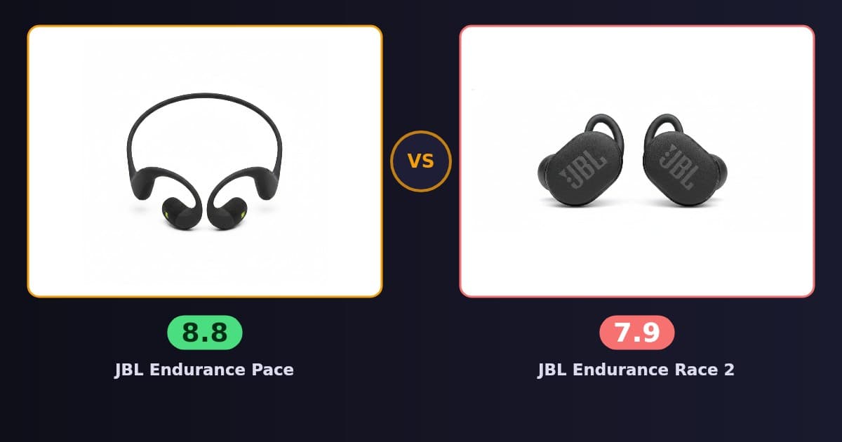JBL Endurance Race 2 x JBL Endurance Pace
