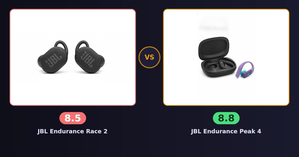 JBL Endurance Race 2 x JBL Endurance Peak 4