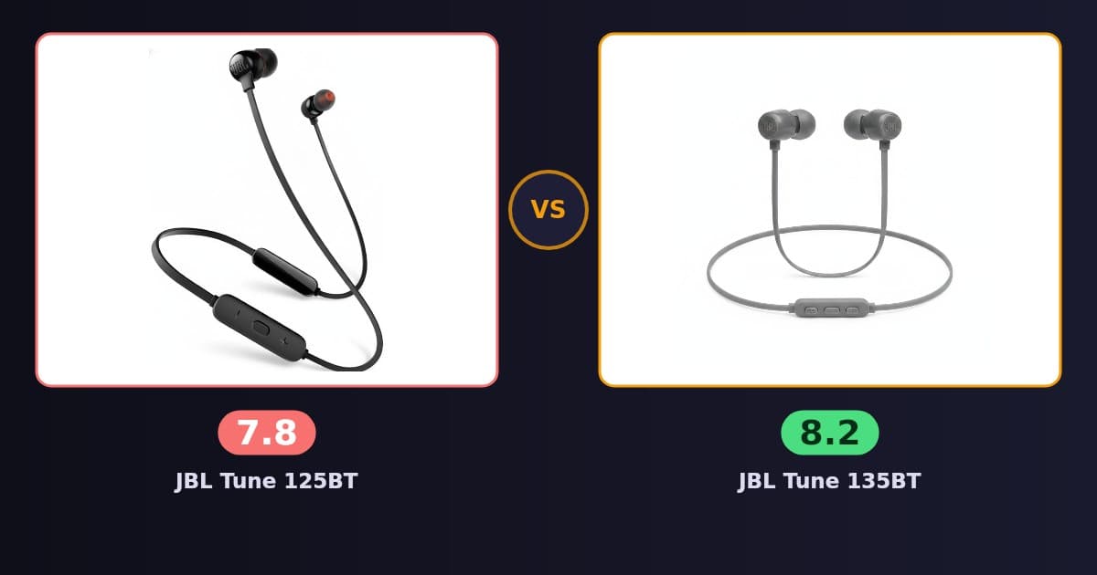 JBL Tune 125BT x JBL Tune 135BT