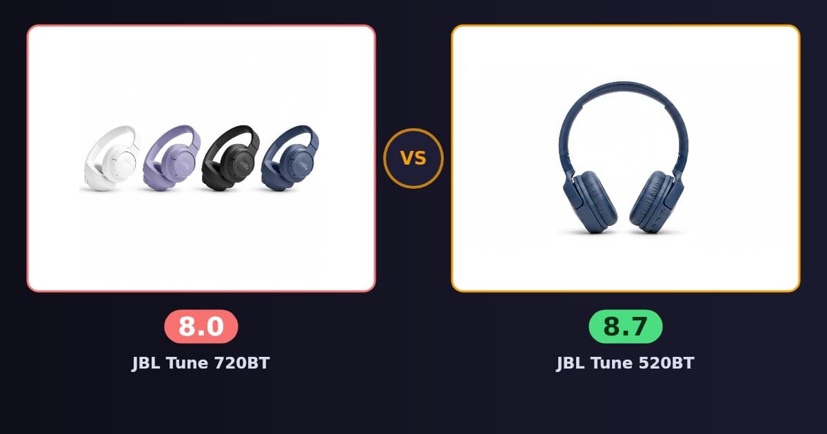 JBL Tune 520BT x JBL Tune 720BT