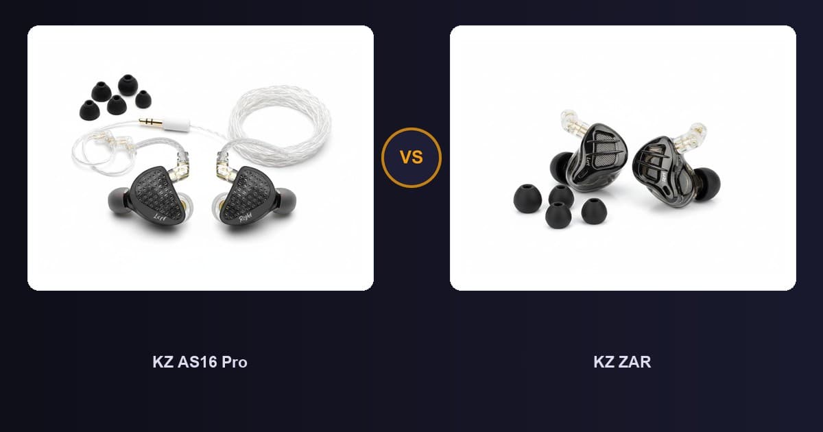 KZ AS16 Pro x KZ ZAR