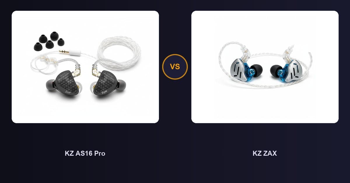 KZ AS16 Pro x KZ ZAX