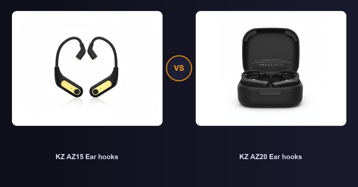 KZ AZ15 Ear hooks x KZ AZ20 Ear hooks