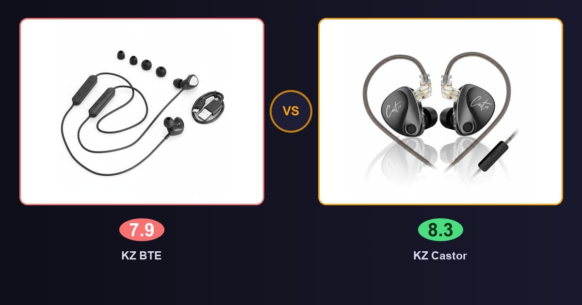KZ BTE x KZ Castor