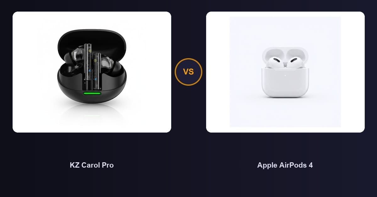KZ Carol Pro x Apple AirPods 4