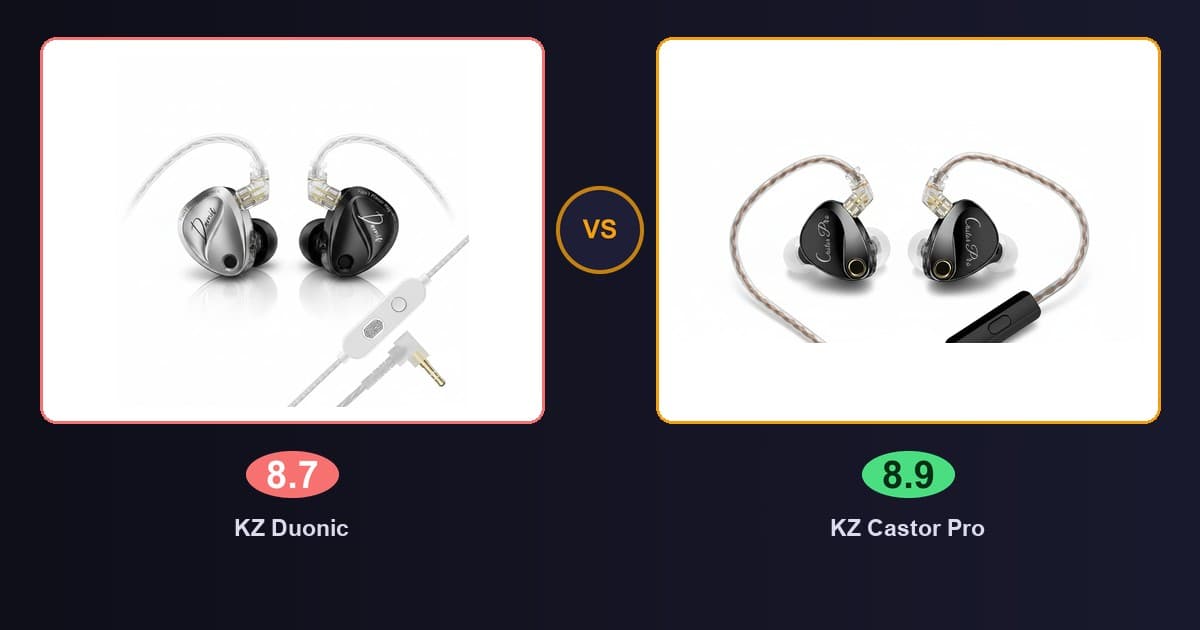 KZ Castor Pro x KZ Duonic