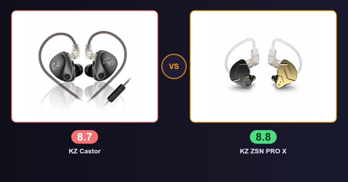 KZ Castor x KZ ZSN PRO X