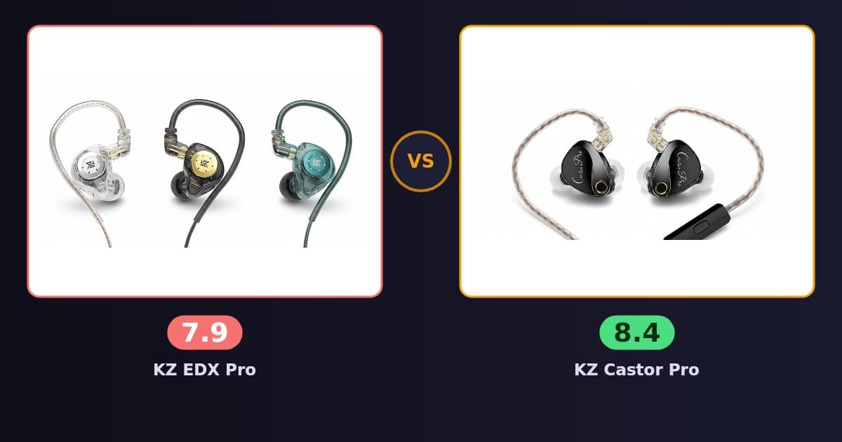 KZ EDX Pro x KZ Castor Pro